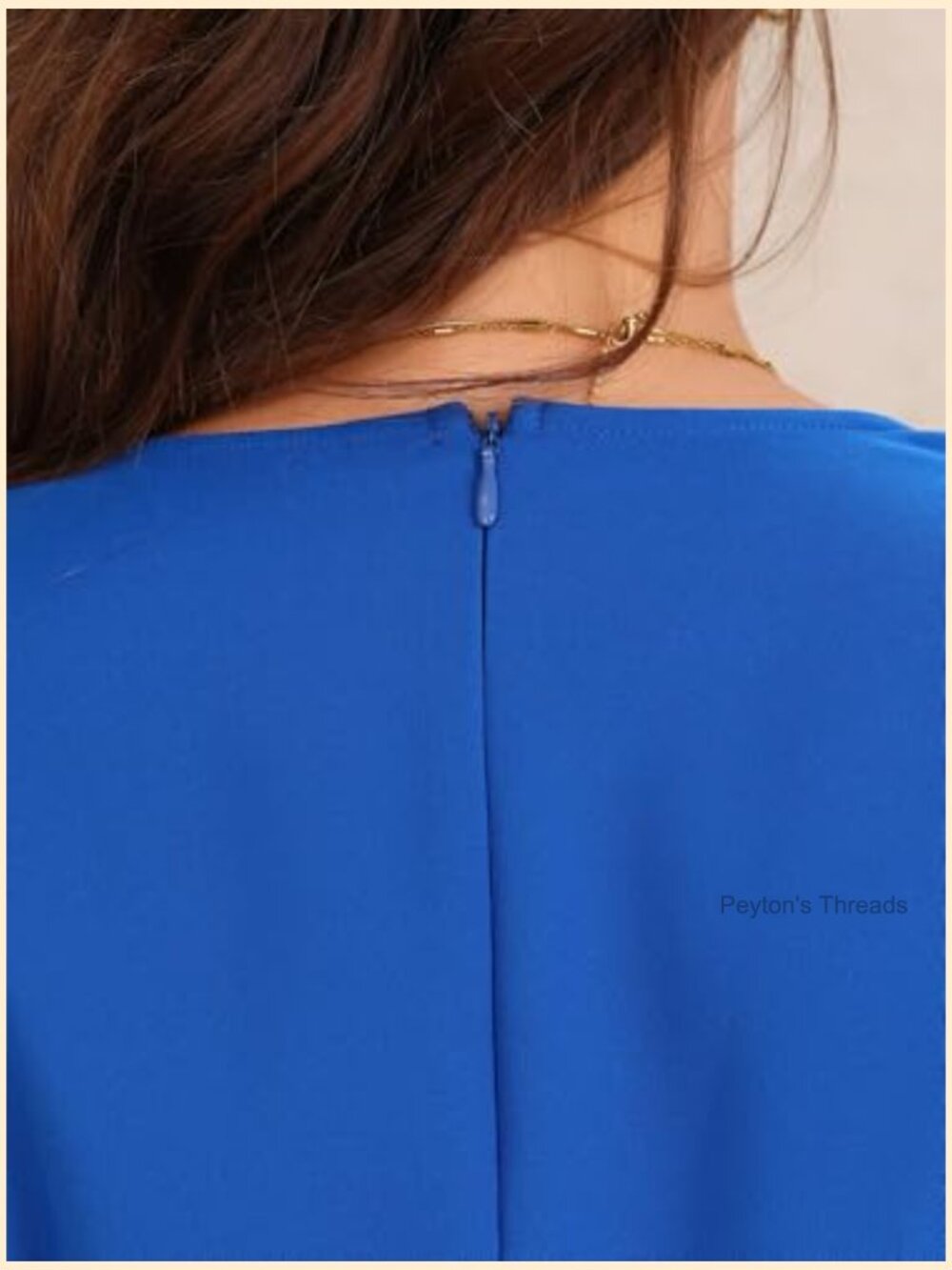 Half Sleeve Midi Dress with Belted Wrap V-Neck - Picture 5 of 5